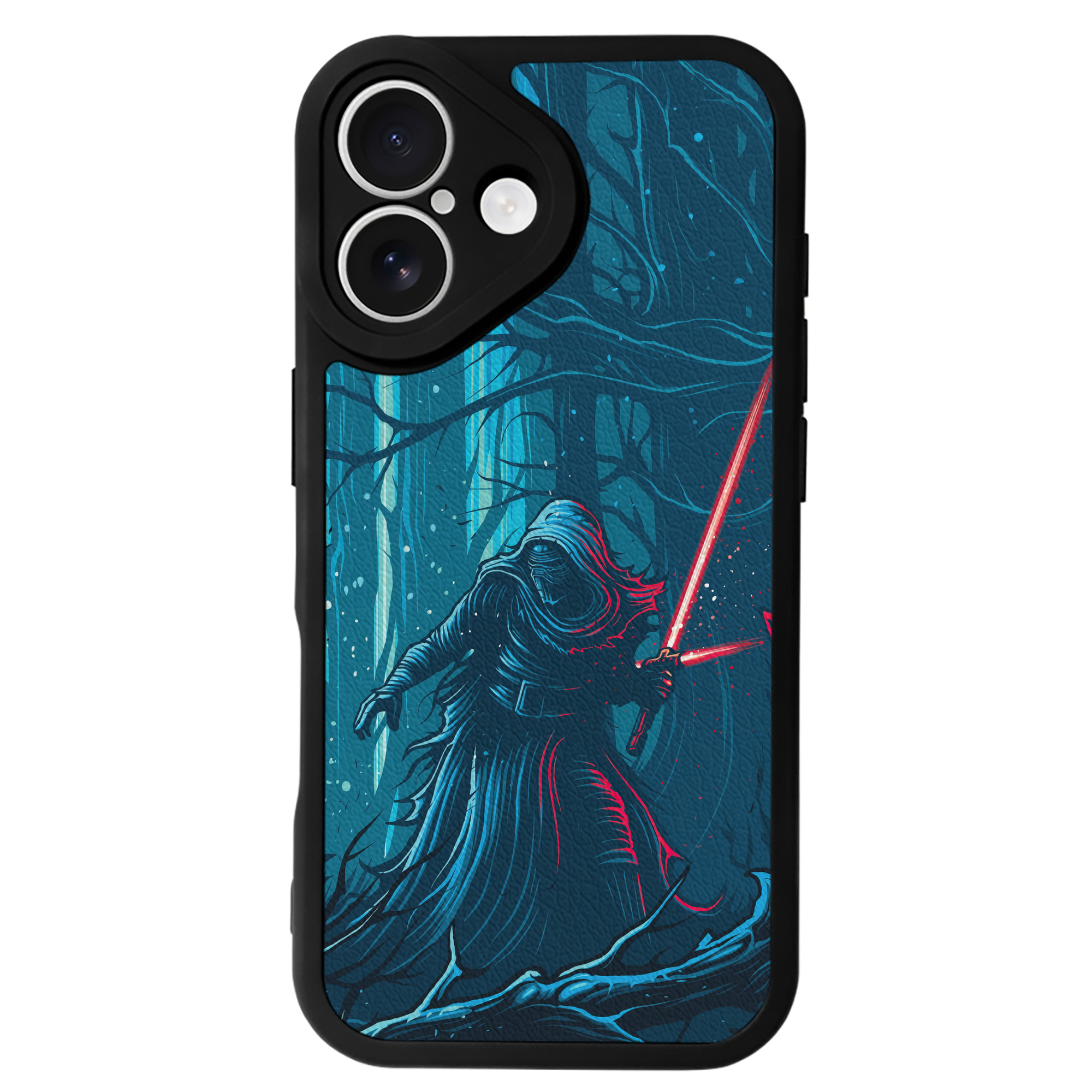 （画像用） スター・ウォーズ Star Wars 【iPhone 16シリーズ対応】シリコンスマホケース（レザー調） 材質：シリコン